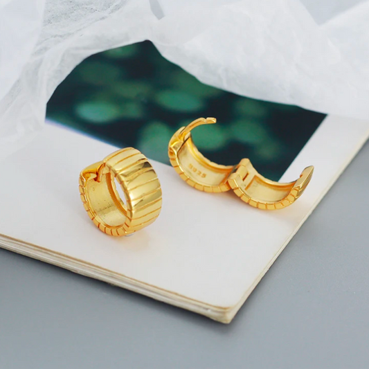 Summer Hoops | 18K Gold Plated Earrings