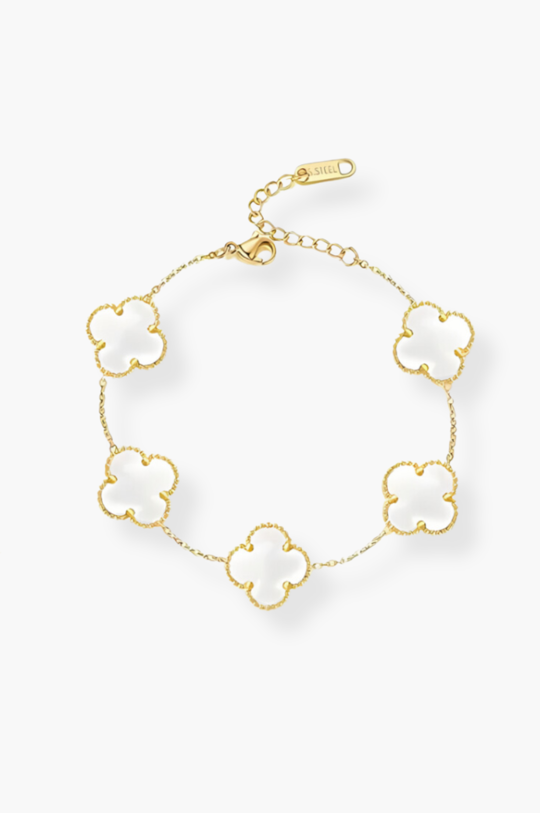 QTPI BLING Elegant 3 Piece Jewellery Set in White