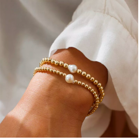 Golden Pearl Bracelet |14K Gold Filled