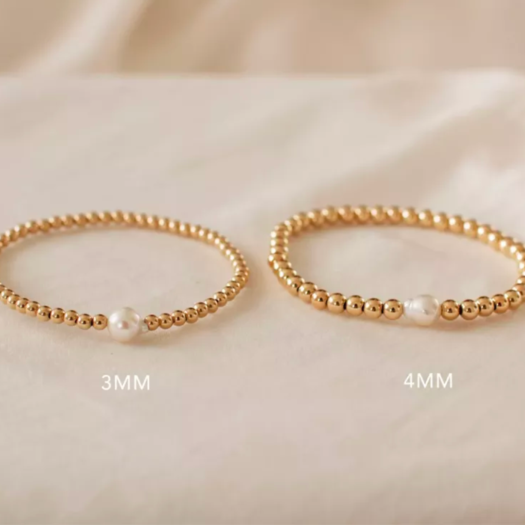 Golden Pearl Bracelet |14K Gold Filled