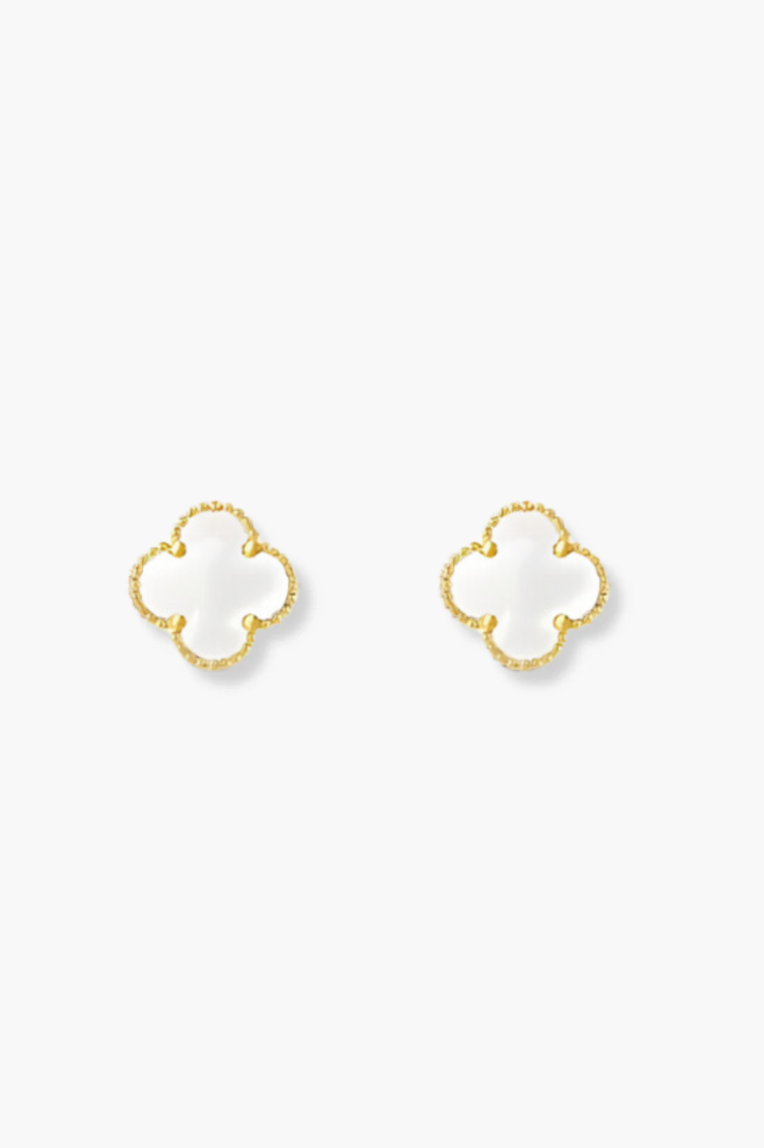 QTPI Bling Gold Stainless Steel Earrings
