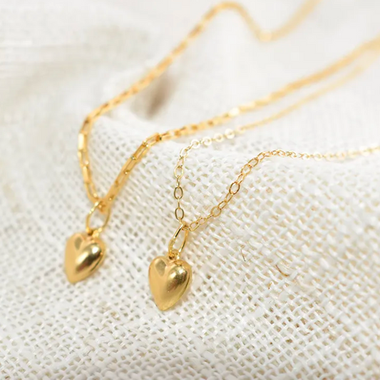 Queen of Hearts |14K Gold Filled Heart Shape Necklace