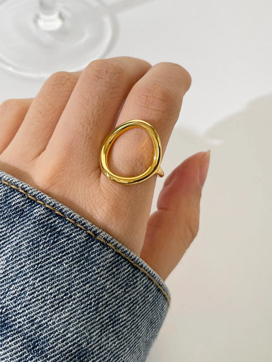 Keeley Oval | 18k Gold Plated Ring