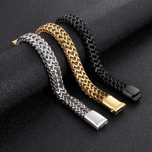 Unisex Gold Cuban Bracelet