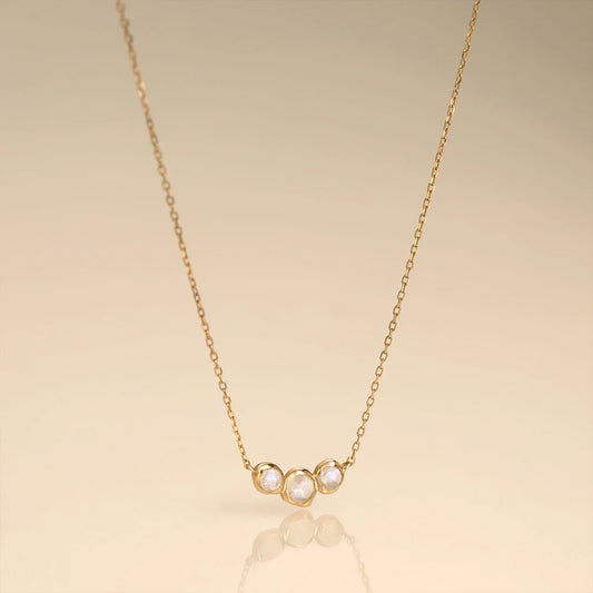 Moonstone Necklaces |14k Solid Gold