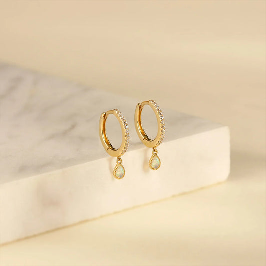 Water Drop |14k Solid Gold Earrings