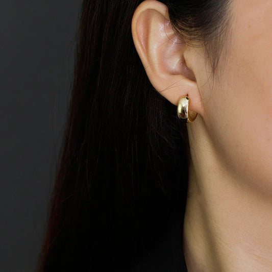 Lola Hoop Earrings |18k Gold Plated