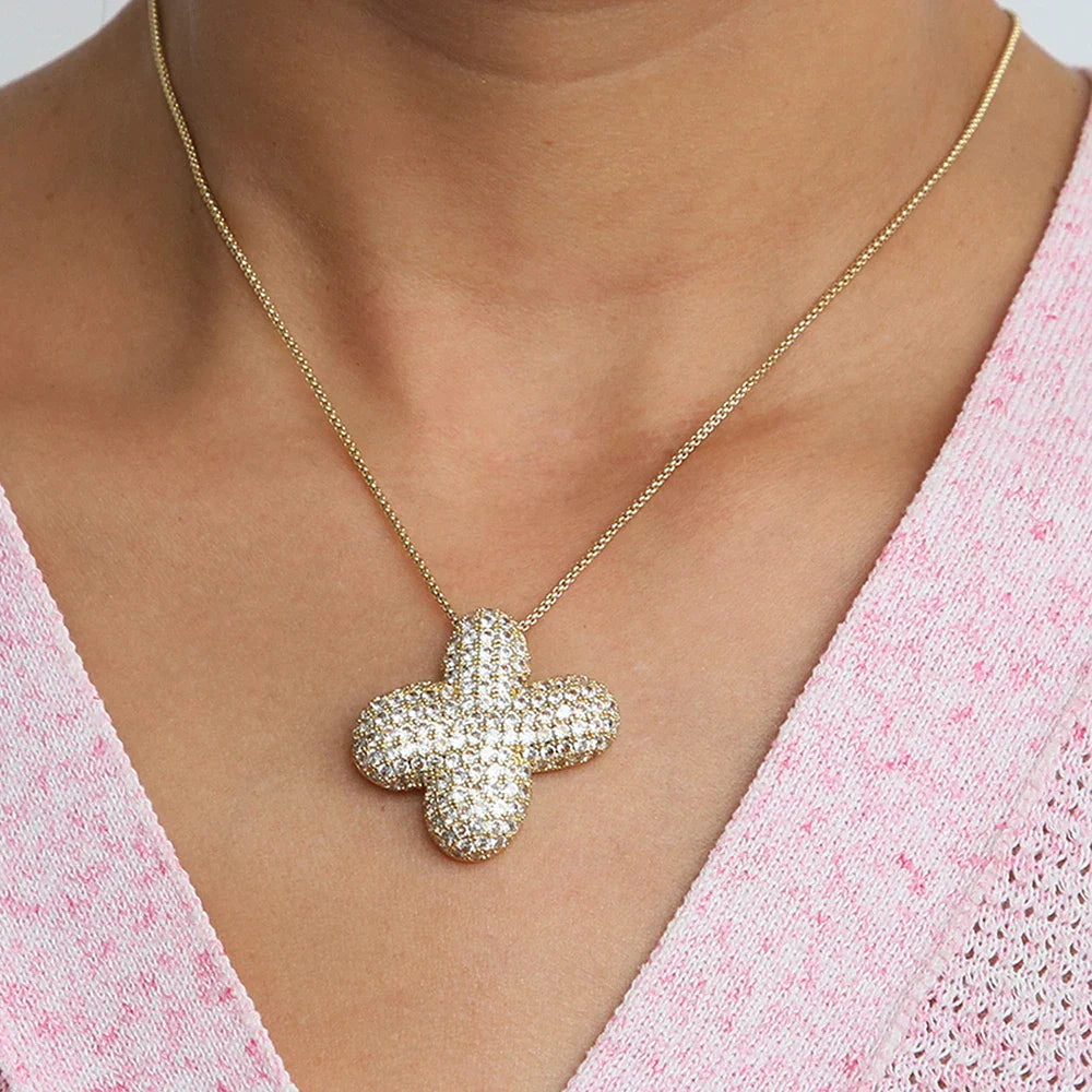 Bubble Alphabet - S/Steel Rope Chain Necklace