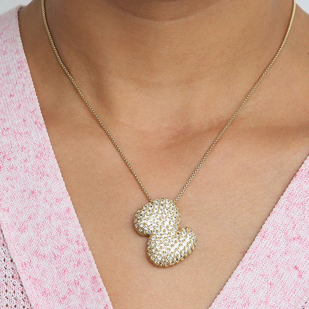 Bubble Alphabet - S/Steel Rope Chain Necklace
