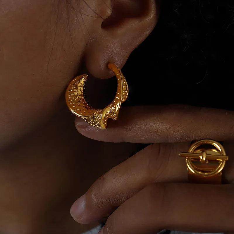 Filigree Earrings | 18kt Gold Plated