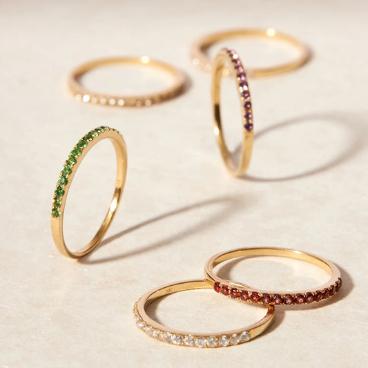 Birthstone Ring |14K Gold