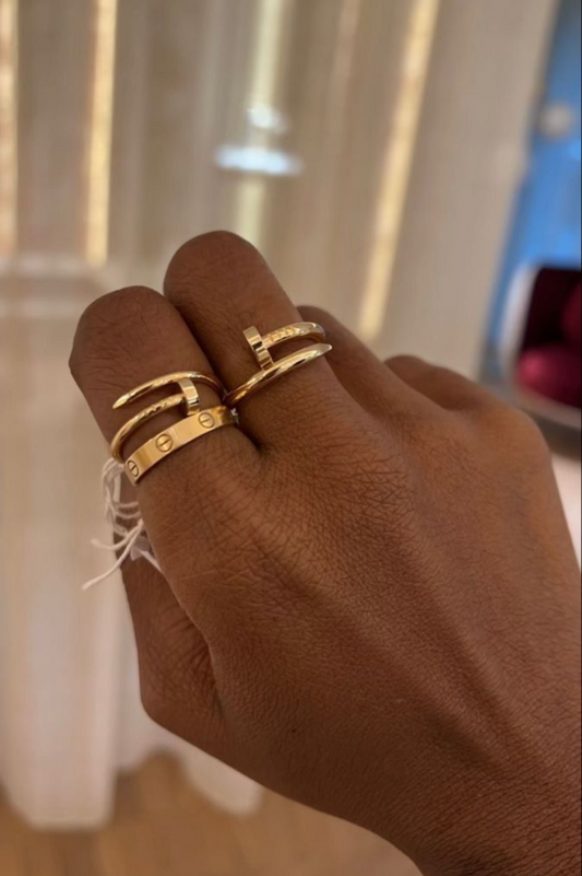 Gold-Filled Nail Ring 2.0