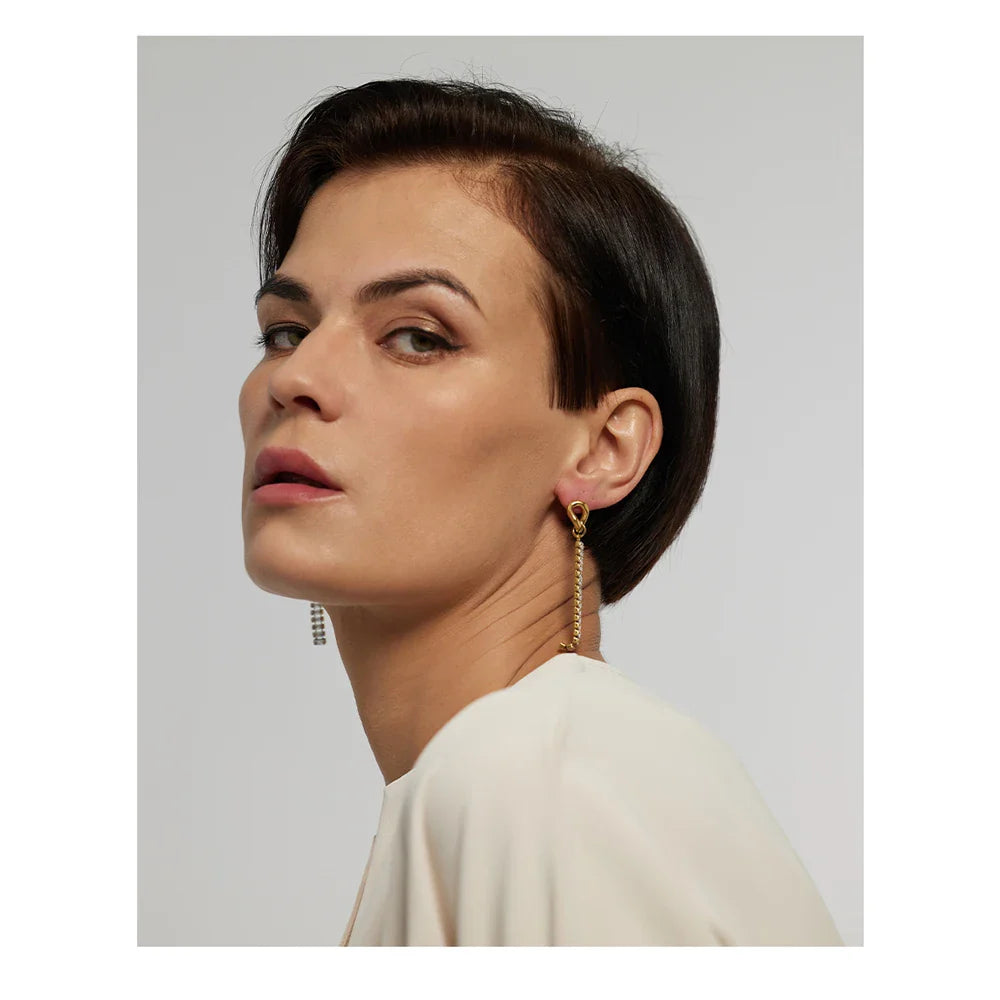 Tennis | 18K Gold Plated Earrings