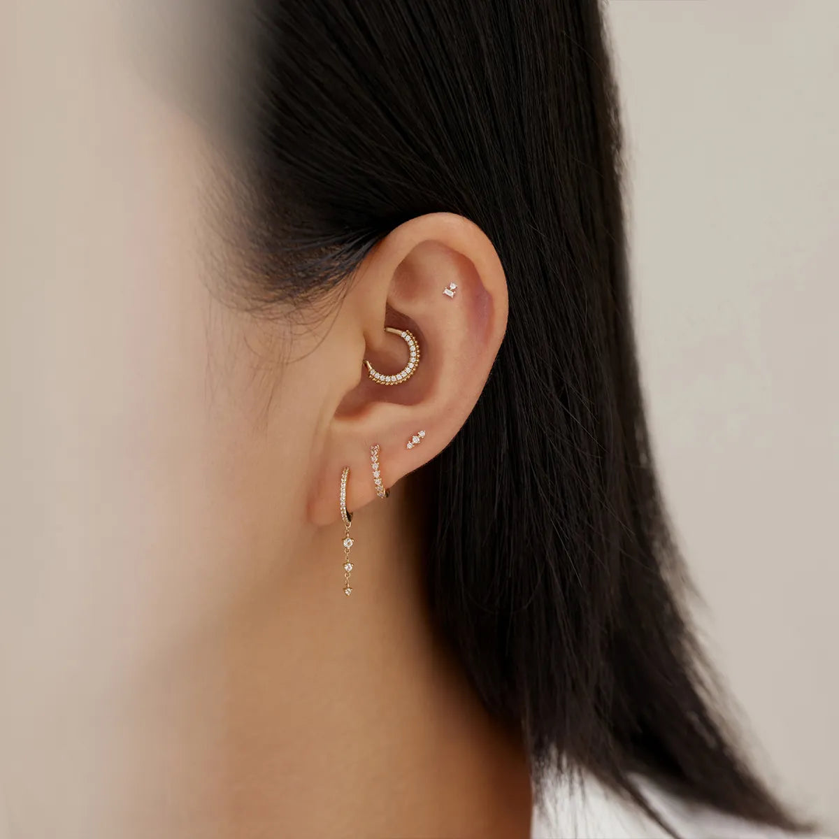 Topaz Tassel Earrings |14k Solid Gold