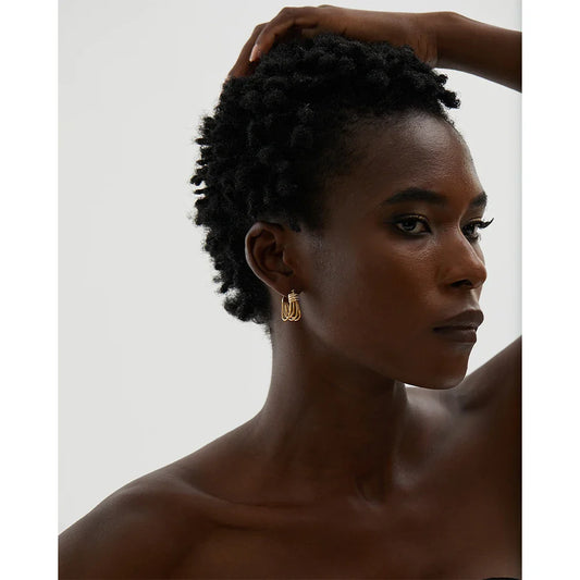 Wrap Around |18K Gold Plated Earrings