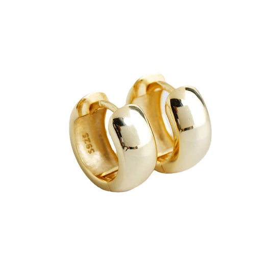 Lola Hoop Earrings |18k Gold Plated