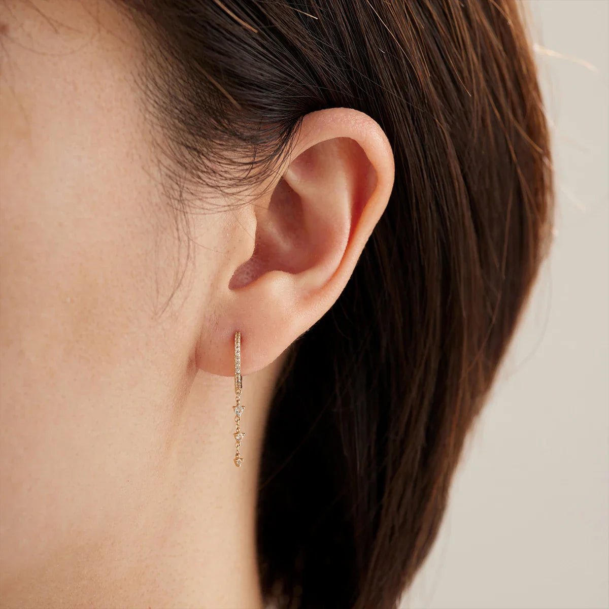 Topaz Tassel Earrings |14k Solid Gold