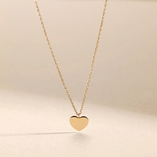 True Heart |14k Solid Gold Necklace