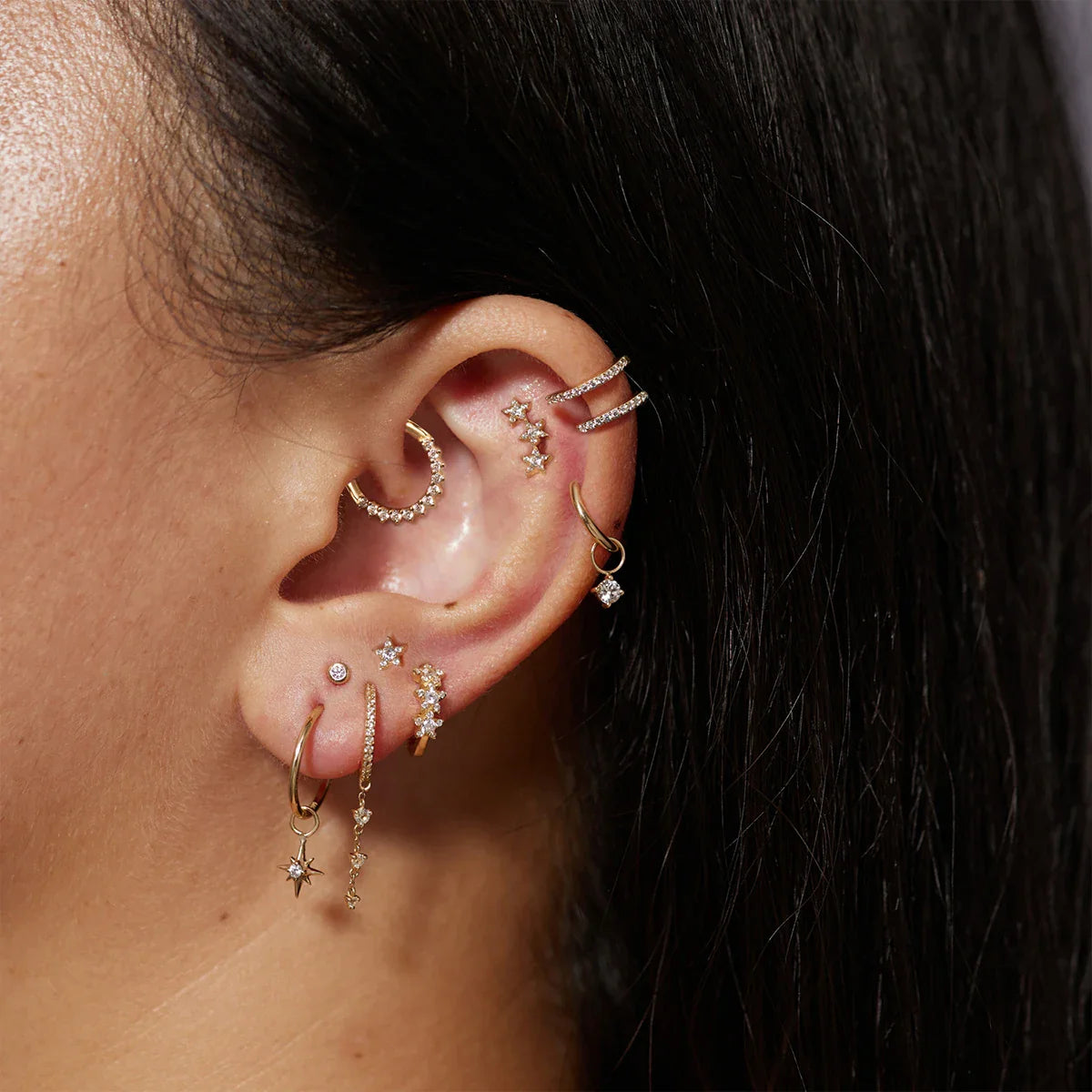 Topaz Tassel Earrings |14k Solid Gold